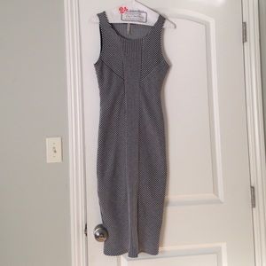 Grey midi dress
