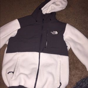 White northface jacket