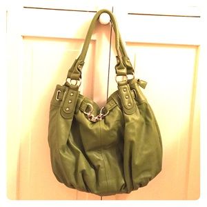 Pear green hobo bag