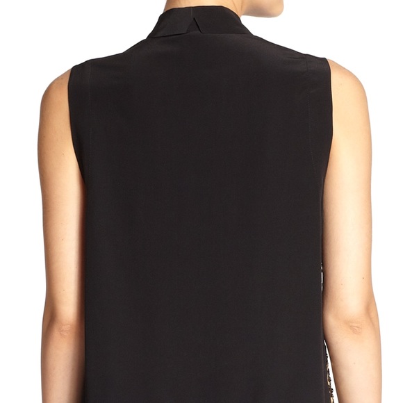 Rebecca Minkoff Gold Odin Sequin Silk Top - Picture 2 of 2
