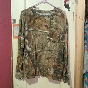 Camo long sleeve shirt