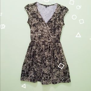 Black and White Design Dress