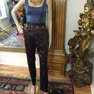 Han Feng Silky High Waisted Skinny Pants Size: SM