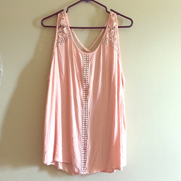 Sexy Split Back Blush Top