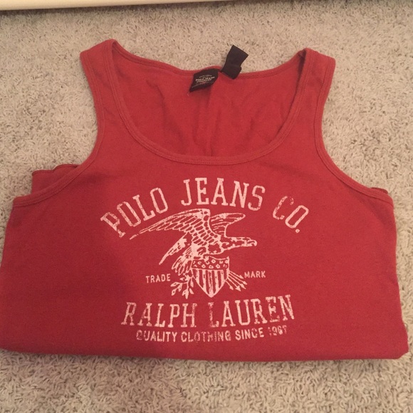 Polo by Ralph Lauren Rust Color Tank