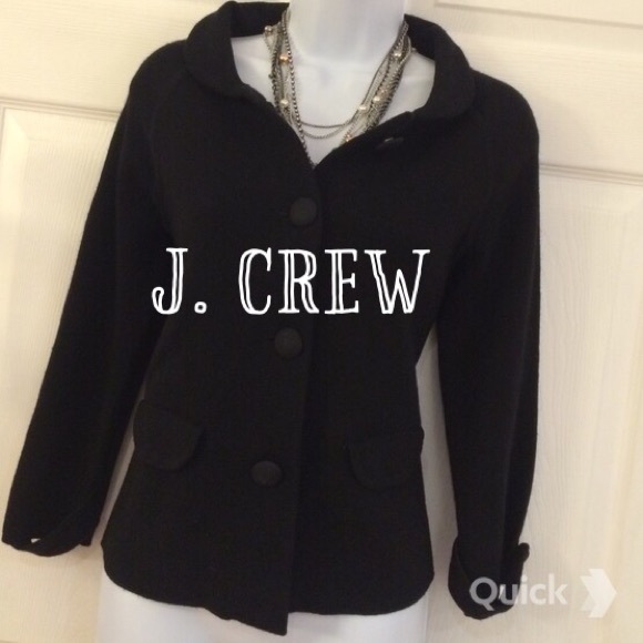 J Crew Jackets & Blazers - K- J Crew Cropped fitted Wool Jacket