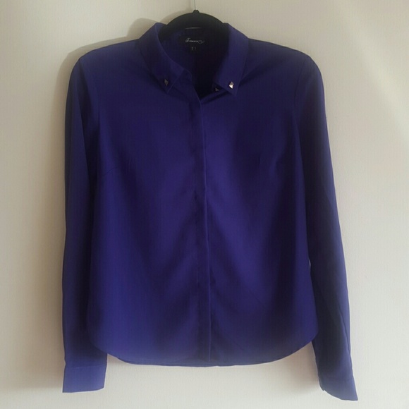 NWOT | Nice Purple Button Down Long Sleeve Blouse
