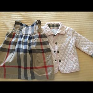 Burberry dress and jacket