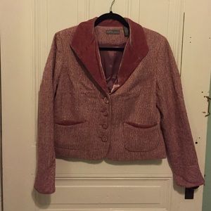 Kate Hill mauve tweed jacket!