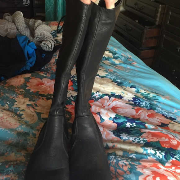 Top Moda Back Lace Boots - Picture 3 of 3
