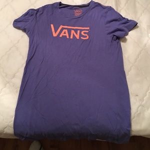 Purple & Orange Vans Tee