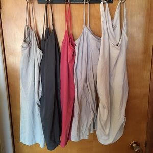 Bundle of 6 maternity camisoles.
