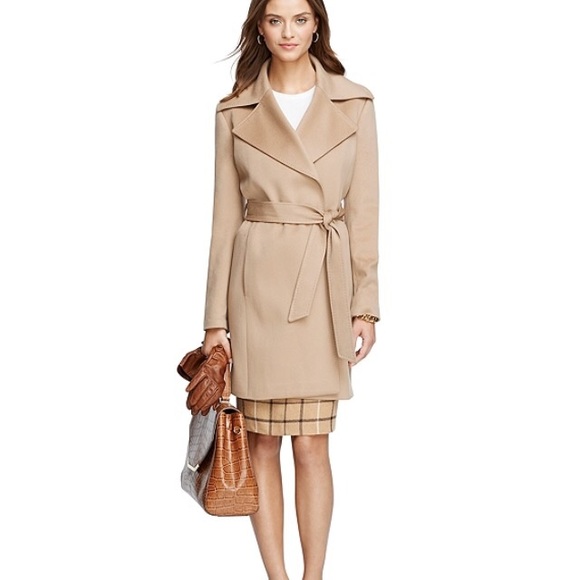ISO π Searching: BB Wool Wrap Front Coat (Camel) - Picture 2 of 3