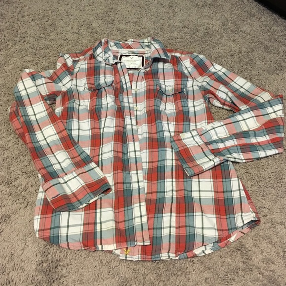 AE plaid flannel style shirt
