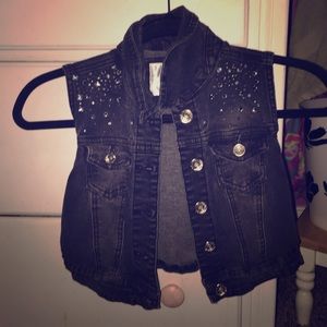 Black Jean Vest