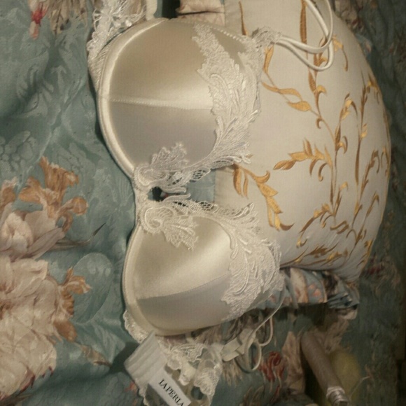 La Perla White lace bra