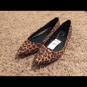 Express Leopard Print Flats