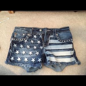 American flag miss me shorts!