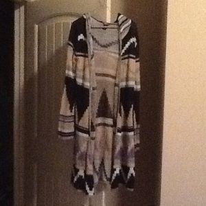 Tribal print cover-up