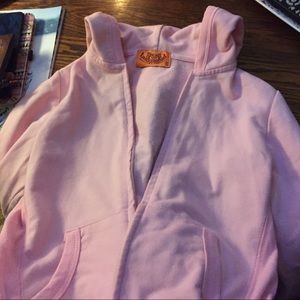 Juicy Couture pink hoodie/pant set