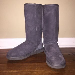 Gray Tall UGGS