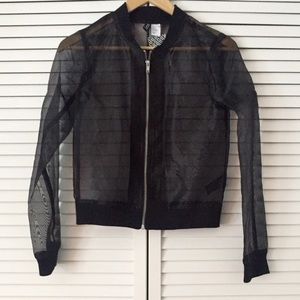 Sheer black jacket