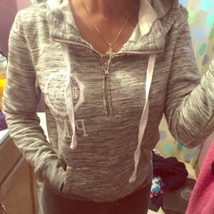 Marled grey VS Pink hoodie