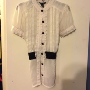 White button up. Worn a hand full of times