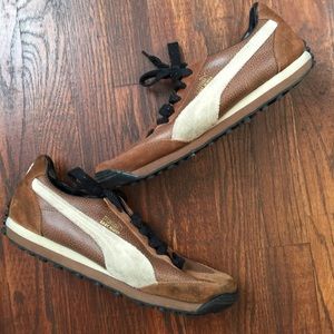 Puma men's  leather trainers