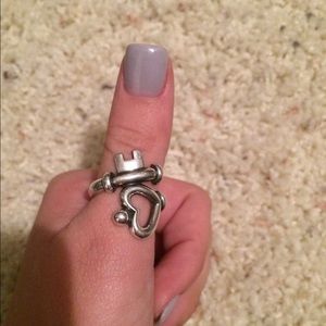 James Avery key to my heart ring