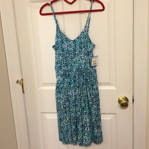 Cynthia Rawley dress size small, purple teal white