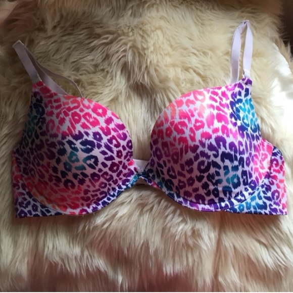 •ON HOLD; DO NOT BUY• VS PINK Cheetah Push-Up Bra