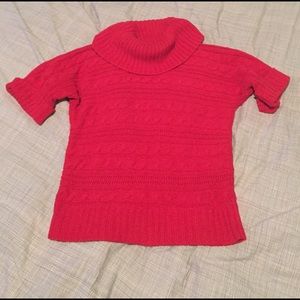 Michael Kors short sleeved turtleneck sweater