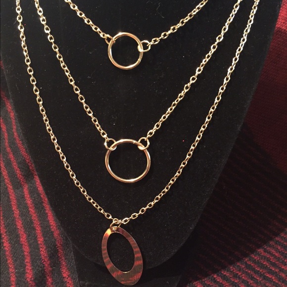 New gold 3 circles elegant