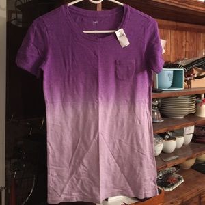GAP PURPLE OMBRÉ TEE