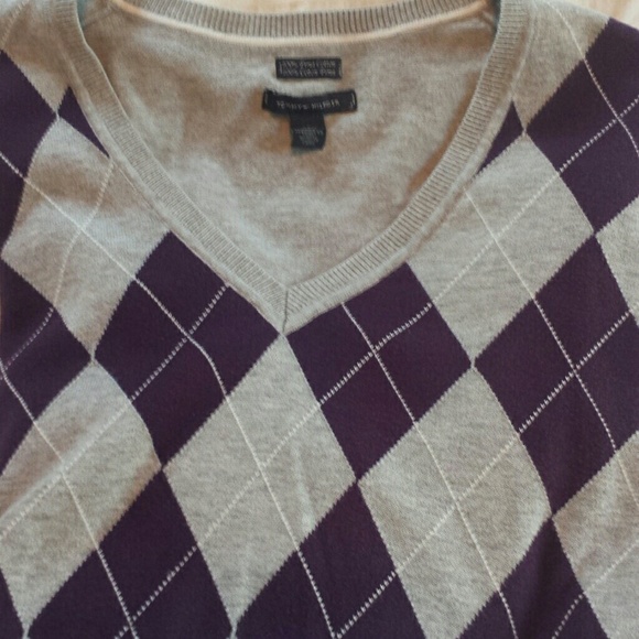 Purple Plaid Sweater!