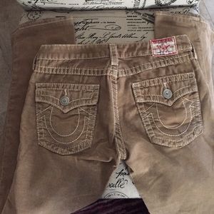 True religion corduroy flares