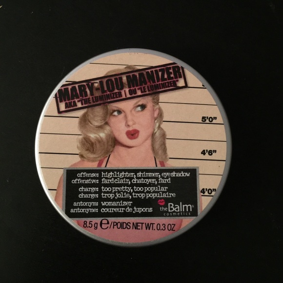 The Balm Mary-Lou Manizer highlighter.