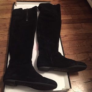 women's sam edelman boots suede knee boots.