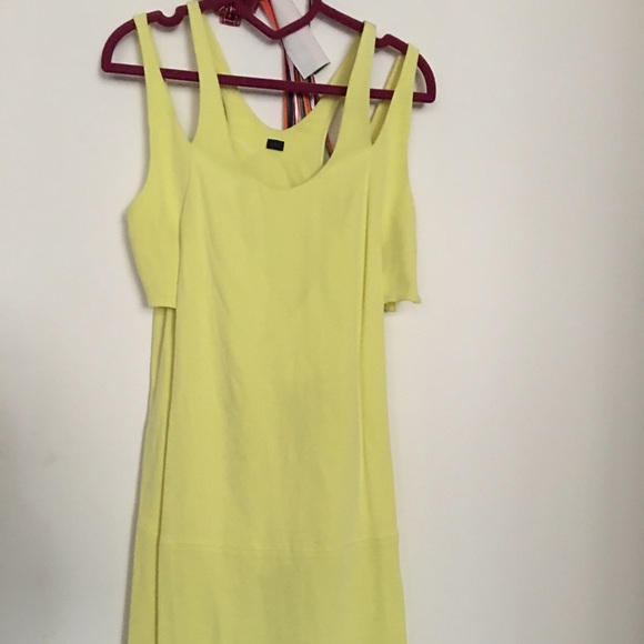 Sold 100% Silk yellow dress