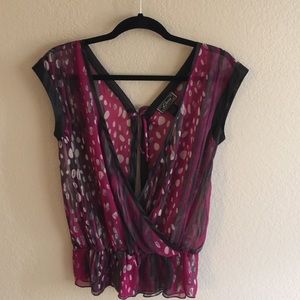 Women Guess Chiffon Blouse.