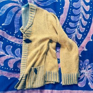 Mustard Anthro Asym Sweater