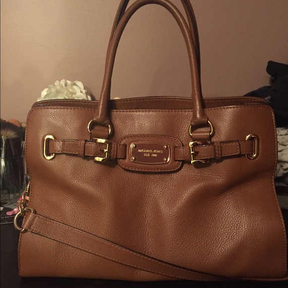 Michael Kors Hamilton leather medium satchel - Picture 1 of 4