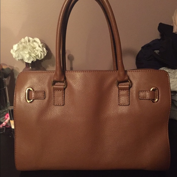 Michael Kors Hamilton leather medium satchel - Picture 3 of 4