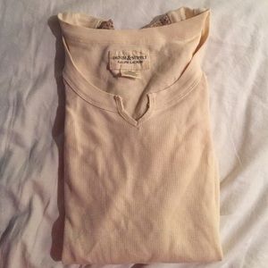 Denim & Supply mesh long sleeve shirt