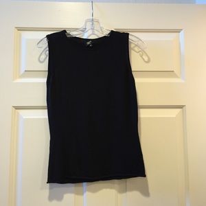 Black tank top, wool. Size small