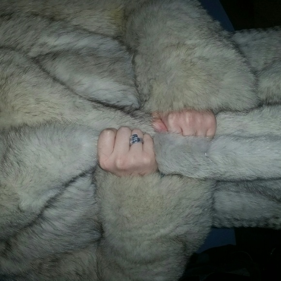 Blue Fox Fur Ladies coat