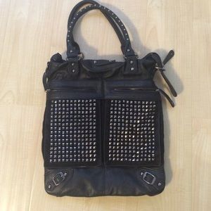 Studded tote bag