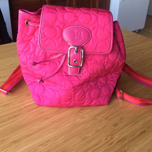 NWT Coach mini backpack