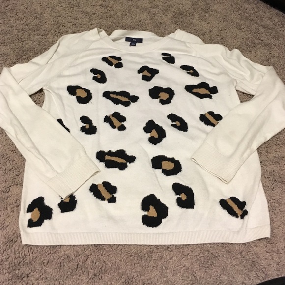Gap leopard spots sweater